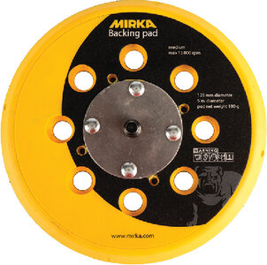 GRIP FACED ATTACHMENT MULTI HOLE VACUUM BACKUP PAD (MIRKA) 5" 28 Hole